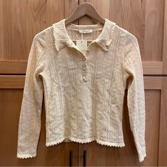 Doen Mia Henley Cream size small - Picture 2 of 8